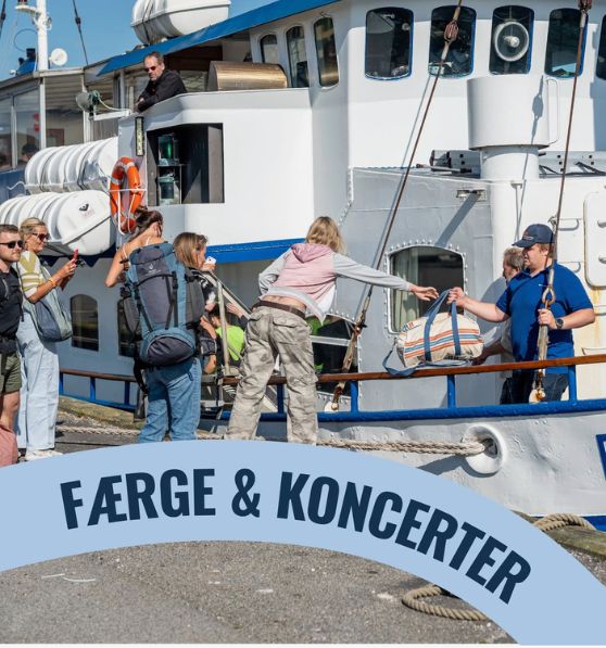 Book færgebillet og oplev færgekoncerter til Avernax